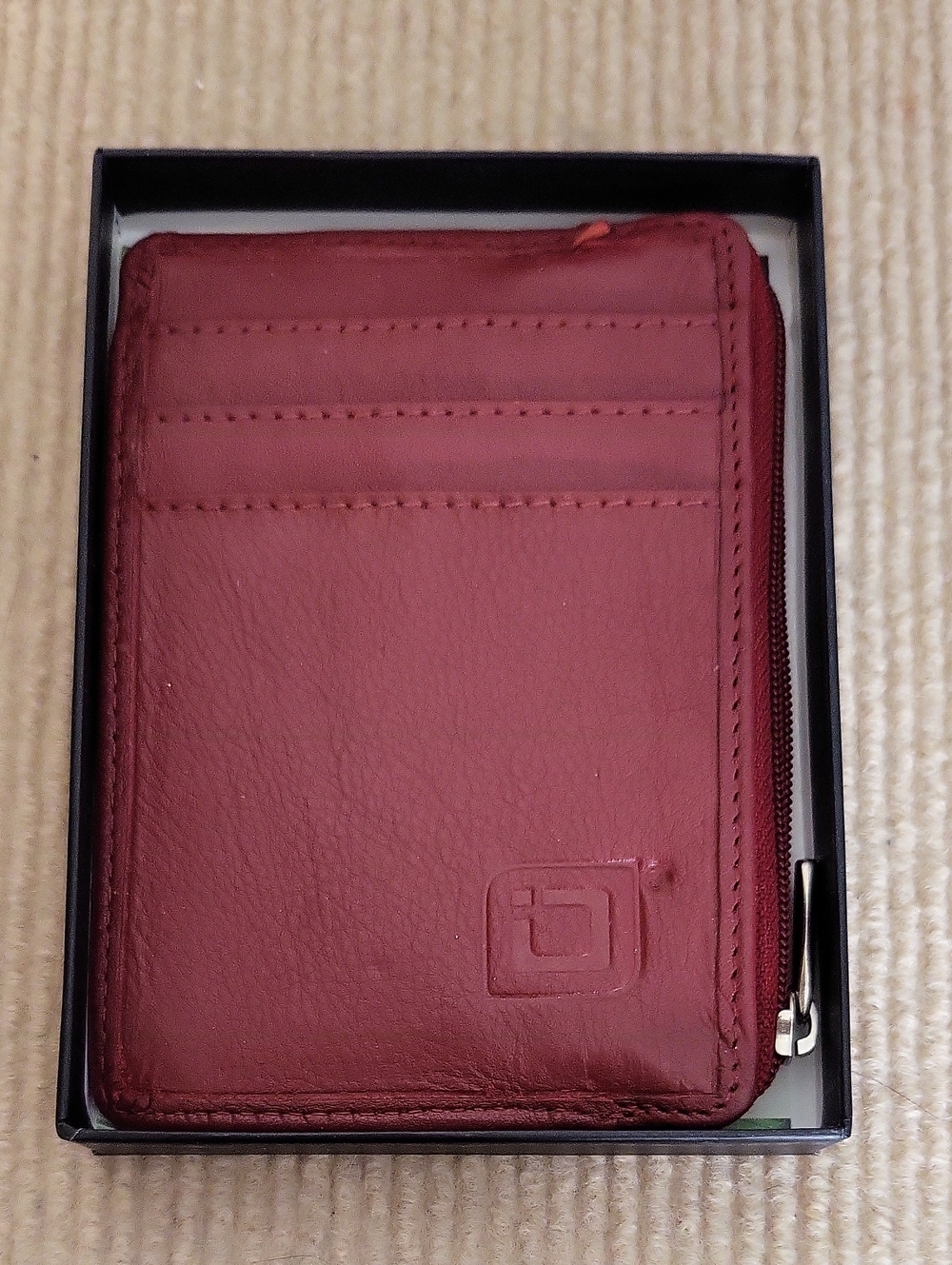 Identity Stronghold Leather RFID Minimalist Wallet